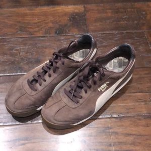 Men’s Puma brown suede sneakers size 13